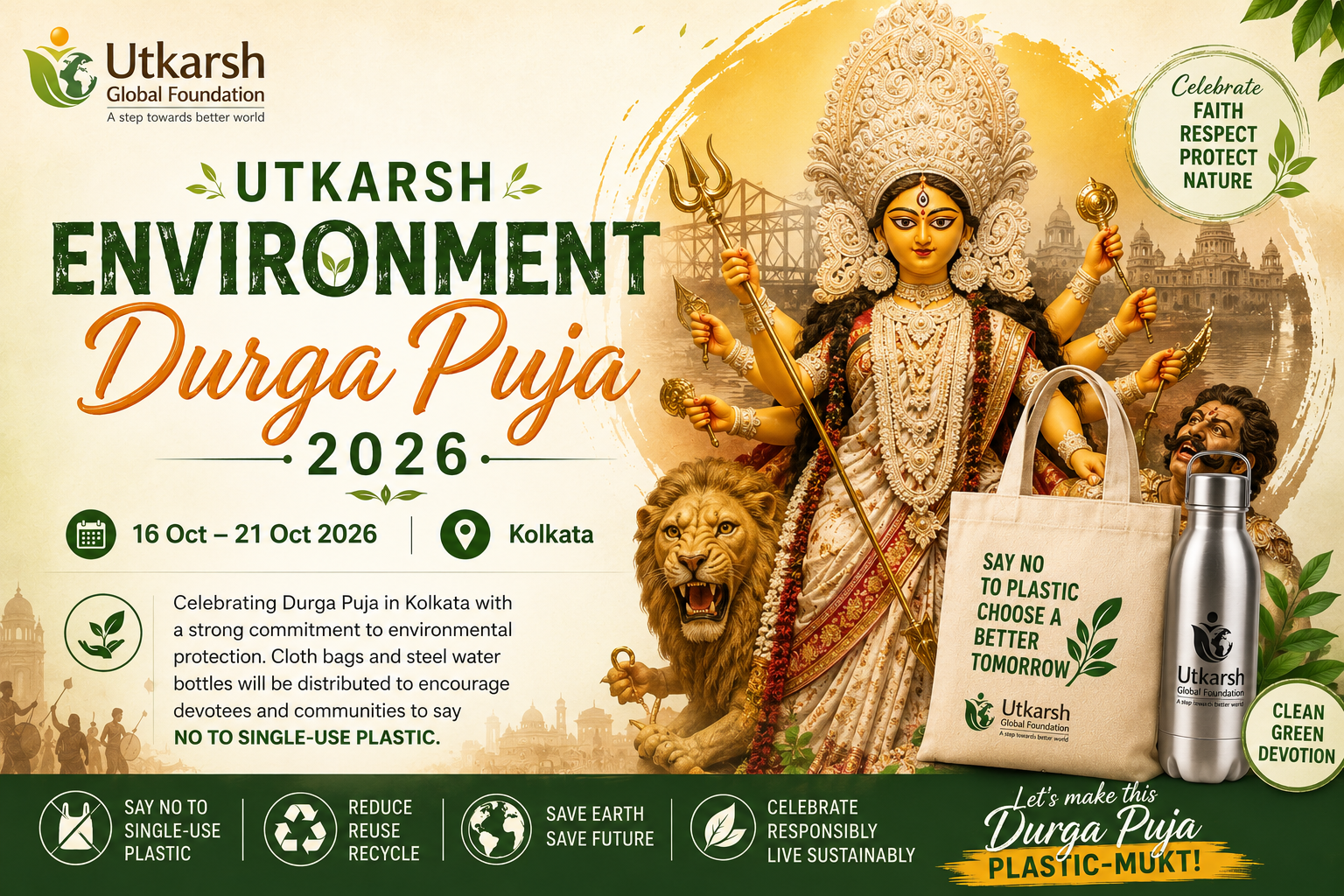 Utkarsh Environment Durga Puja 2026
